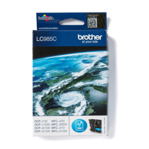 BROTHER  CARTUCHO DE TINTA CYAN LC985 PARA  DCP-J315W SIN BLISTER