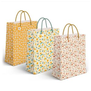 BOLSA PAPEL PARA REGALO MEDIANA FLORES REF. 2185909