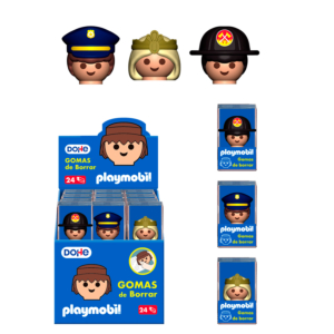 GOMA DE BORRAR PLAYMOBIL 3 MODELOS SURTIDOS