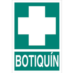 PICTOGRAMA COFAN SEÑAL DE BOTIQUÍN                                                                  