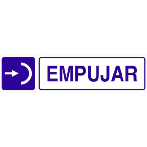 PICTOGRAMA COFAN SEÑAL EMPUJAR                                                                      