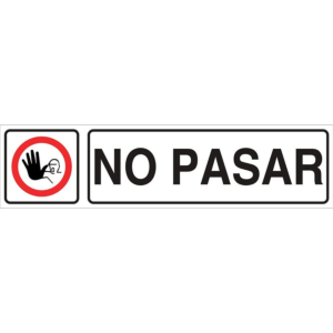 PICTOGRAMA COFAN NO PASAR                                                                           