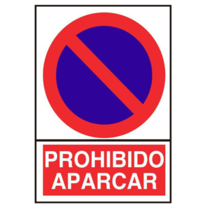 PICTOGRAMA COFAN PROHIBIDO APARCAR                                                                  