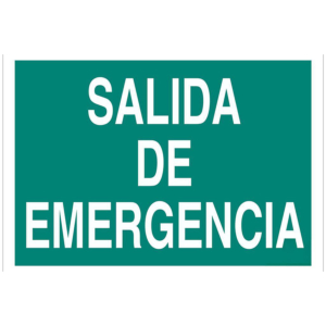 PICTOGRAMA COFAN SALIDA DE EMERGENCIA                                                               