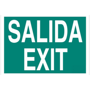 PICTOGRAMA COFAN SEÑAL SALIDA / EXIT                                                                