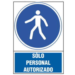 PICTOGRAMA COFAN SOLO PERSONAL AUTORIZADO                                                           