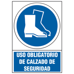 PICTOGRAMA COFAN USO OBLIGATORIO DE CALZADO DE SEGURIDAD                                            
