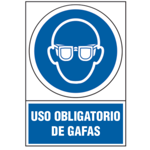 PICTOGRAMA COFAN USO OBLIGATORIO DE GAFAS                                                           