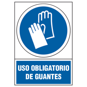 PICTOGRAMA COFAN USO OBLIGATORIO DE GUANTES                                                         