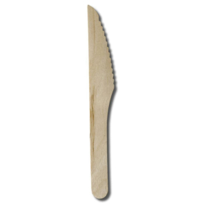 CUCHILLO MADERA REUTILIZABLE 50 UD.                                                                 