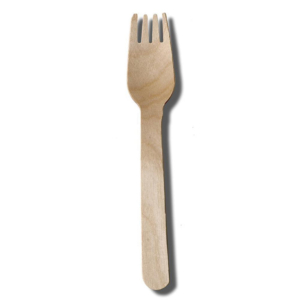 TENEDOR MADERA REUTILIZABLE 50 UD.                                                                  