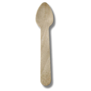 CUCHARA POSTRE MADERA REUTILIZABLE 20 UD.                                                           