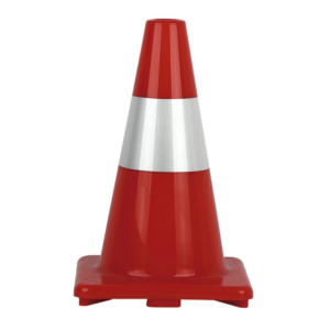 CONO SEÑALIZACIÓN ROJO Y BLANCO 30 CM                                                               