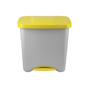 PAPELERA PEDAL DAHI AMARILLO 50 L                                                                   