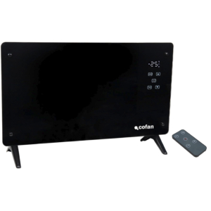 CONVECTOR RADIENTE COFAN PAEL VIDRIO NEGRO                                                          