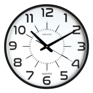 RELOJ PARED UNILUX MAXIPOP NEGRO                                                                    