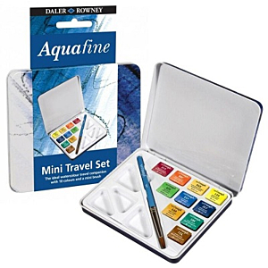 SET DE ACUARELAS DE VIAJE DALER ROWNEY - 10 COLORES