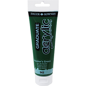 PINTURA ACRILICA GRADUATE VERDE HOOKER - 120ML
