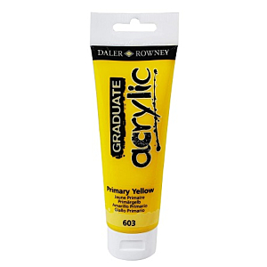 PINTURA ACRILICA GRADUATE AMARILLO PRIMARIO - 120ML