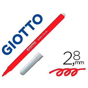 ROTULADOR GIOTTO TURBO COLOR 12UD ROJO