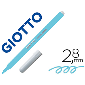 ROTULADOR GIOTTO TURBO COLOR 12UD AZUL CIELO