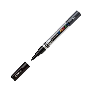 ROTULADOR LYRA MARK ALL NEGRO 1MM