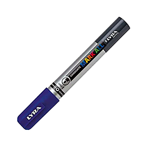 ROTULADOR LYRA MARK ALL AZUL OSCURO 2MM