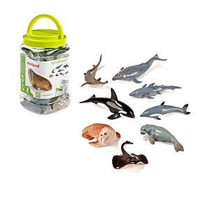 ANIMALES MARINOS 8 PZS