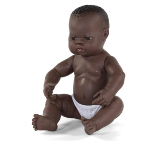 MUÑECA RECIEN NACIDA AFRICANA 40 CM. REF. 31004