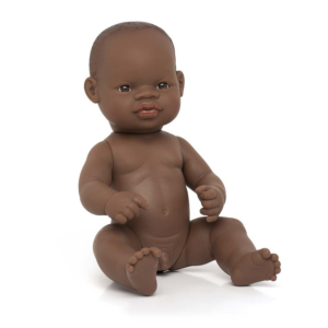 MUÑECO RECIEN NACIDO AFRICANO 32 CM. REF. 31033