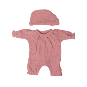 PIJAMA ROSA CON GORRO PARA MUÑECO DE 32 CM. REF. 31578