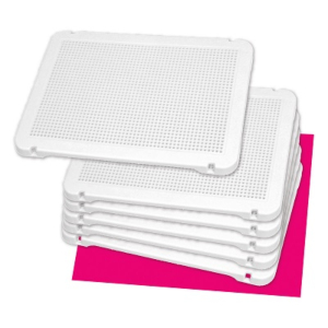 PLACA MOSAICO BLANCA. PACK 6 UND.
