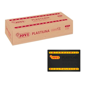 PLASTILINA JOVI 72 350G NEGRO