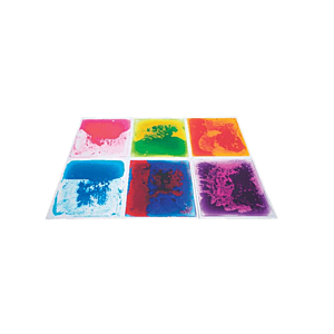 SUELO SENSORIAL LIQUIDO 30X30 CM. SET 6 UND.