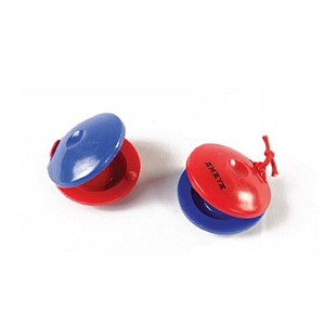 CASTAÑUELAS DE PLASTICO. SET 2 UND.
