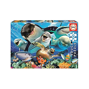 PUZZLE JUNIOR SELFIE BAJO EL AGUA 100 PZAS
