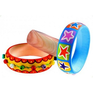 PULSERA MADERA 10UD