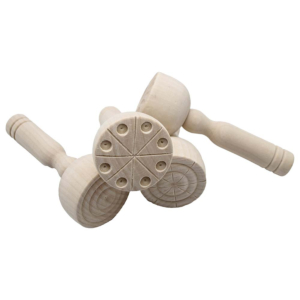 SELLOS DE MADERA PARA PASTAS 4 UDS
