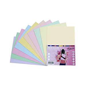 CARTULINA 50X65 PACK PASTEL 25 UDS