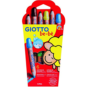 LAPIZ COLOR GIOTTO BEBE 6 COLORES