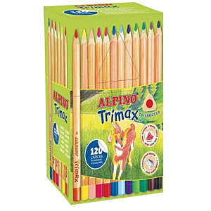 LAPIZ COLOR ALPINO TRIMAX ECONNOMY PACK 120 UDS