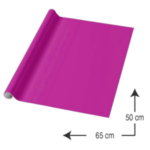 PAPEL CHAROL MARGOK 50 X 65 CM. ROLLO 25 H. FUCSIA
