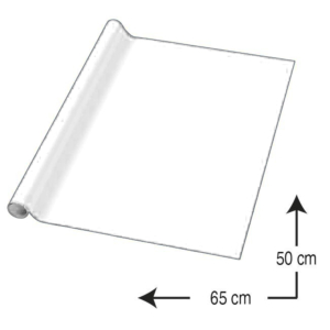 PAPEL CHAROL MARGOK 50 X 65 CM. ROLLO 25 H. BLANCO
