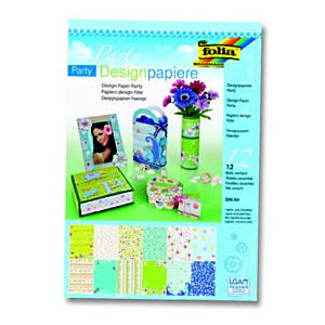SCRAPBOOKING FOLIA C/GLITTER A4 150G 12H PARTY