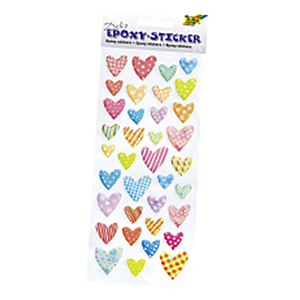 PEGATINAS FOLIA 3D CORAZONES