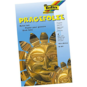 PAPEL METALICO ORO FOLIA 3UD