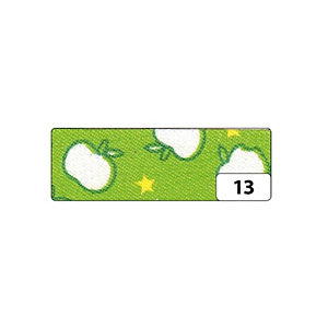 CINTA TEJIDO ADHESIVO FOLIA 1.5CMX4M MANZANAS VERDES