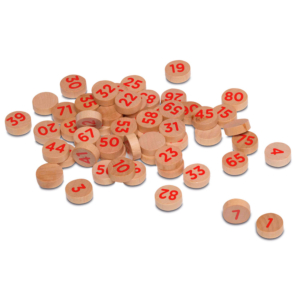 FICHAS DE MADERA BINGO REF. F-90