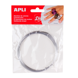HILO MÁGICO ALUMINIO APLI 15 MM X 5 M PLATA REF.14095