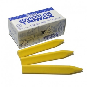 CERAS JOVICOLOR TRIWAX 12UD AMARILLO CLARO